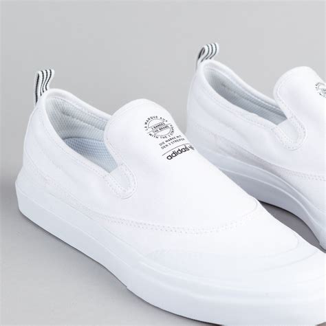 adidas slip ons white|adidas men's slip on sneakers.